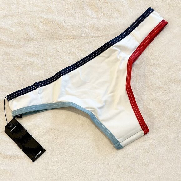 NWT Tavik Jayden Americana Color Blocked Moderate Coverage Bikini Bottom - XS - Picture 3 of 5